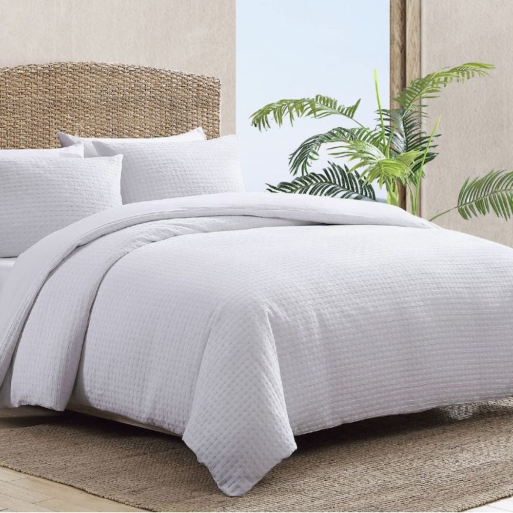 Tommy Bahama Basketweave Duvet Cover & Sham Set